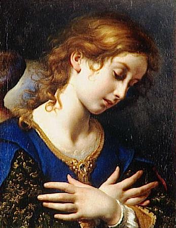 Carlo  Dolci Angelo annunciante oil painting image